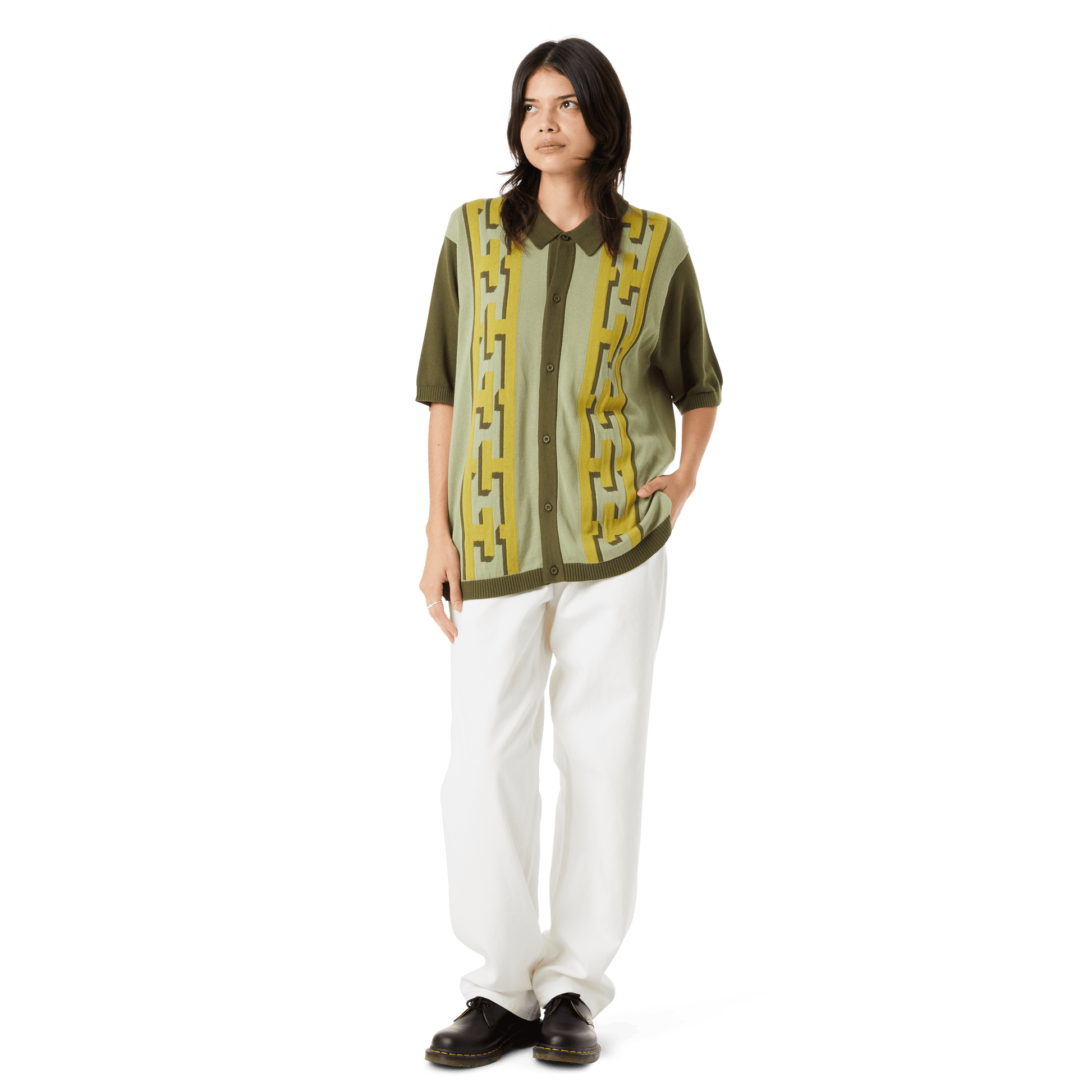 Huf Pillar Knit Sweater Moss