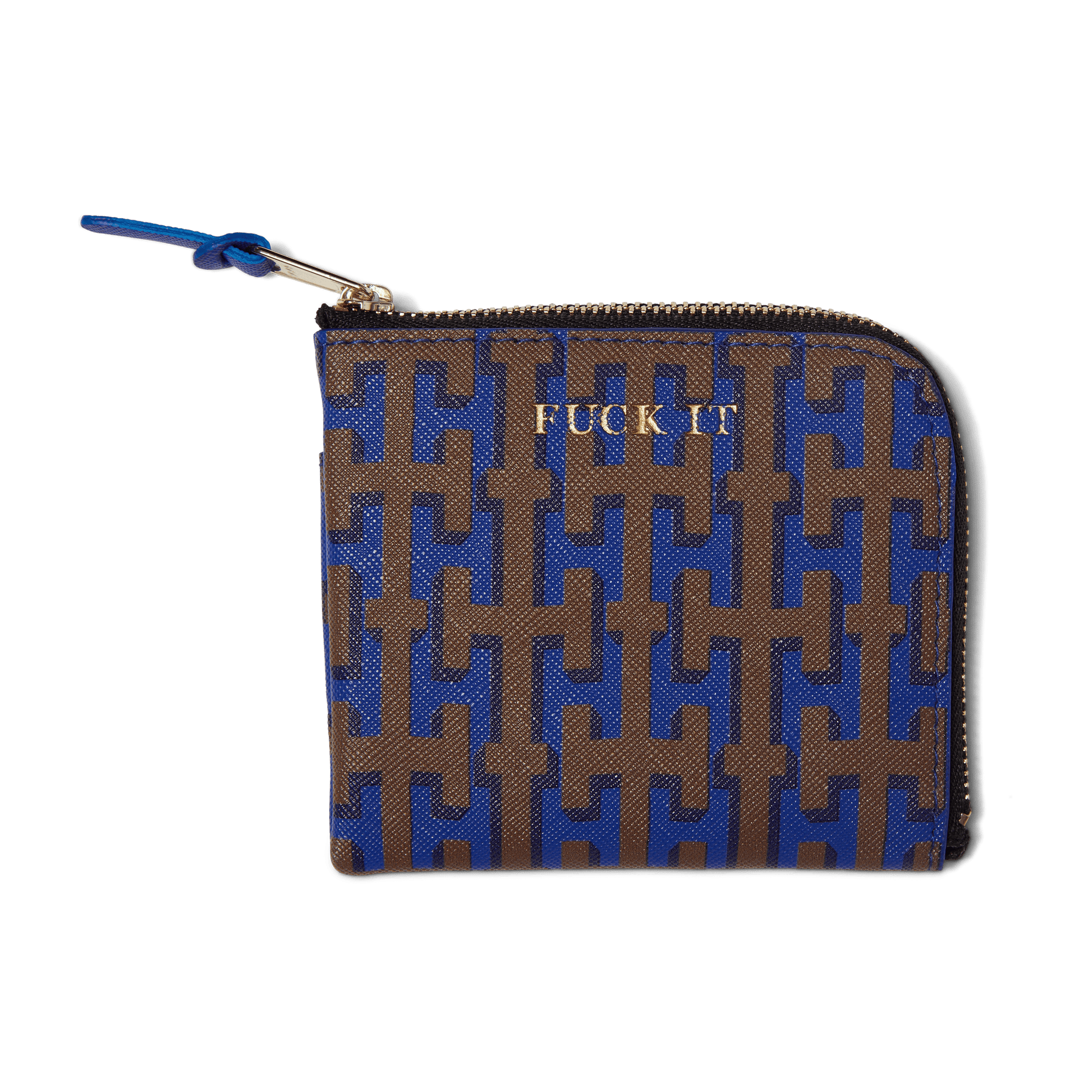 Huf Pillar Zip Wallet Brown