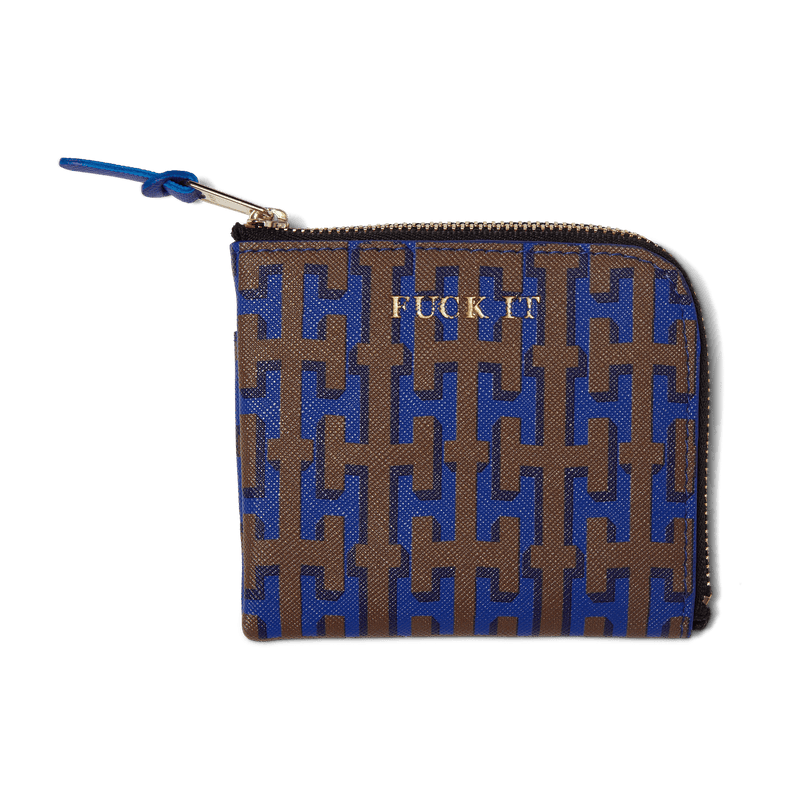 Huf Pillar Zip Wallet Brown