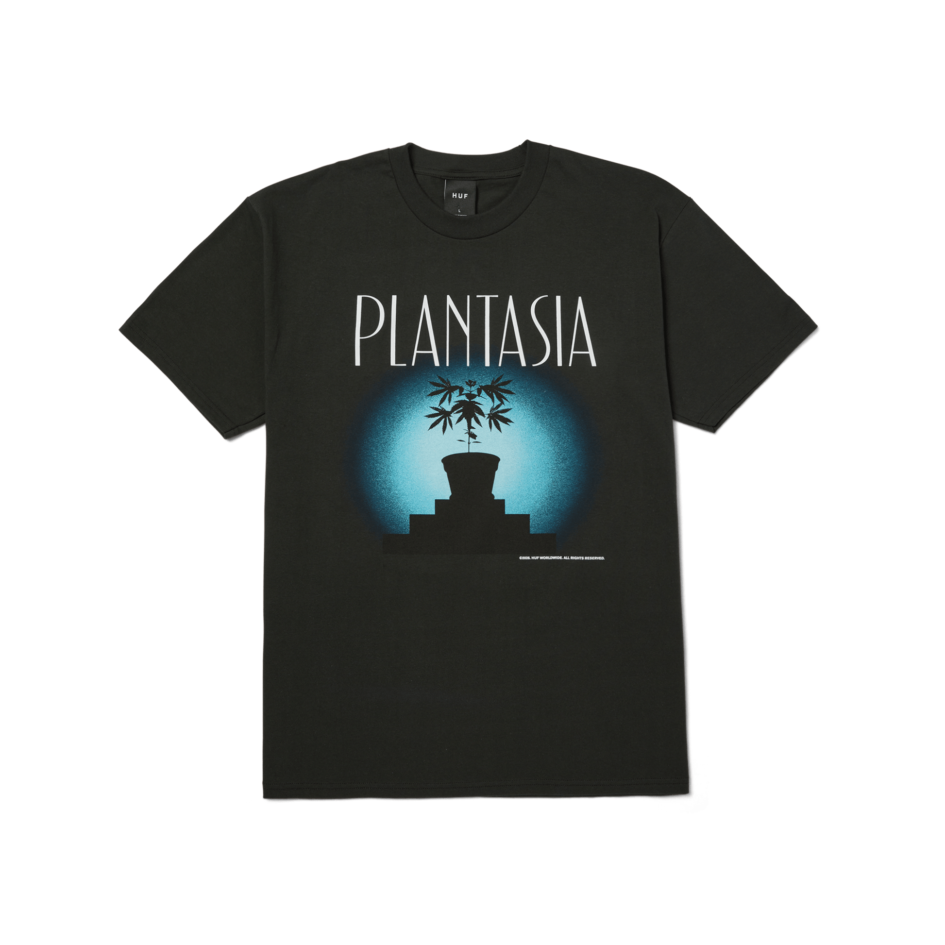 HUF Plantasia T-Shirt Vintage Black