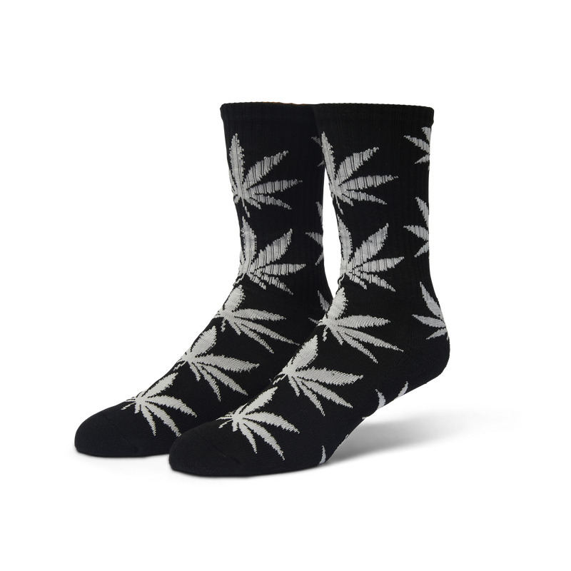 Huf Plantlife Crew Sock 3-Pack White Black Heather