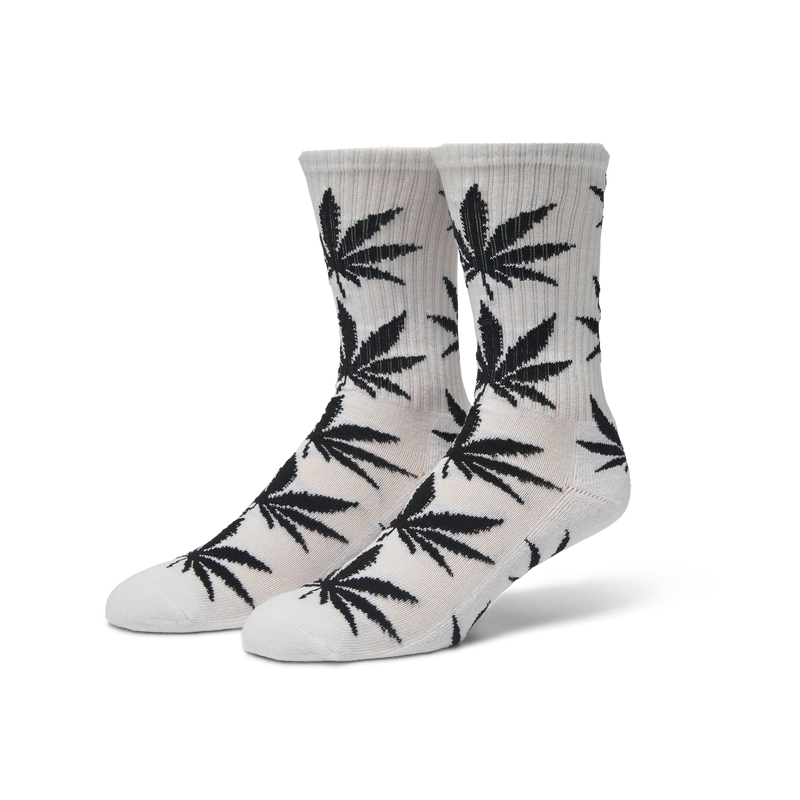 Huf Plantlife Crew Sock 3-Pack White Black Heather