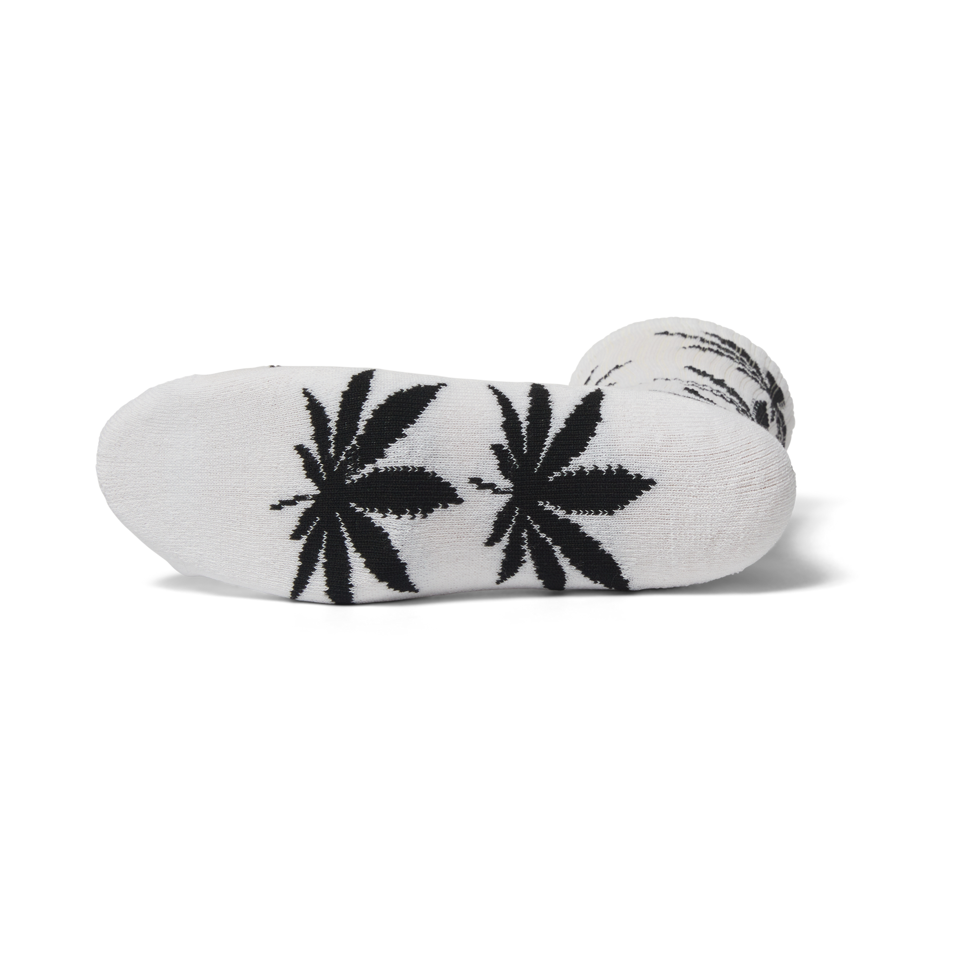 Huf Plantlife Crew Sock 3-Pack White Black Heather