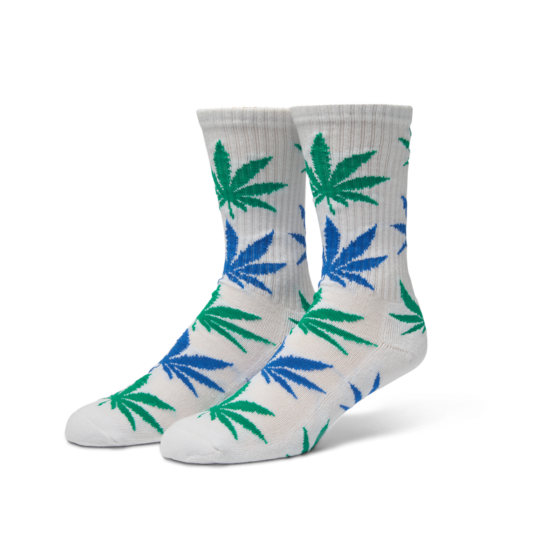 Huf Plantlife Multi Crew Sock White