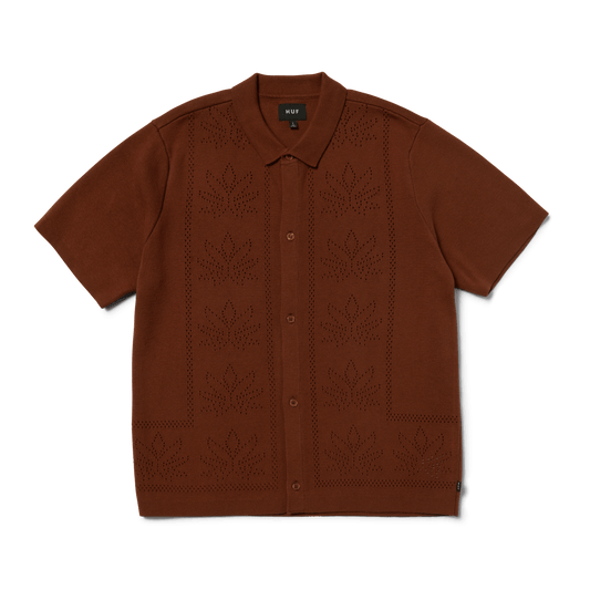 Huf Plantlife Perforated Knit Top Sierra