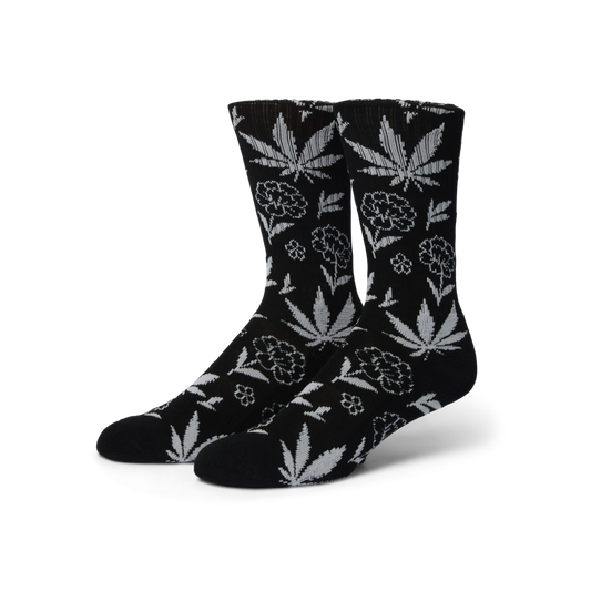 Huf Plantlife Porcelain Sock Black