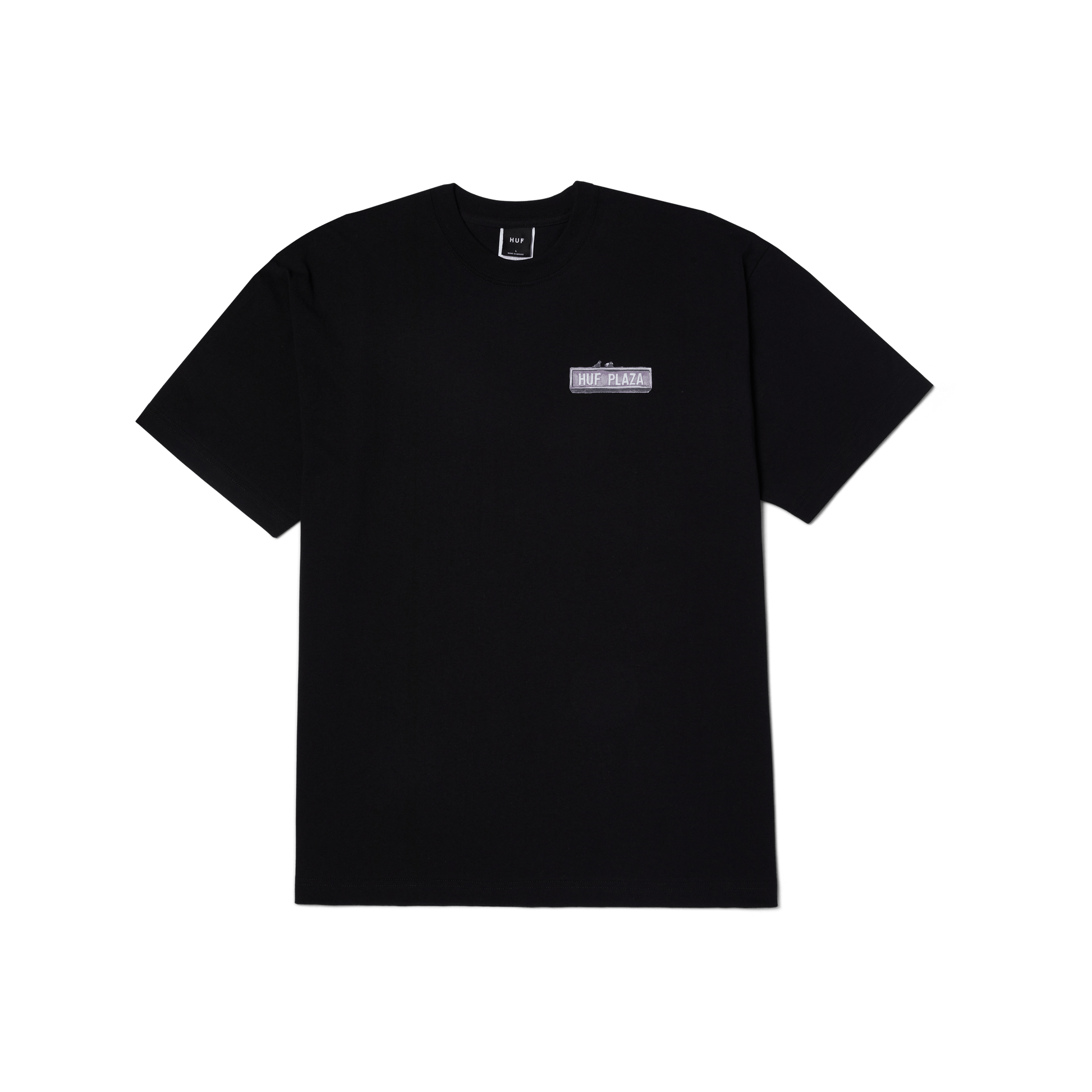 Huf Plaza T-Shirt Black