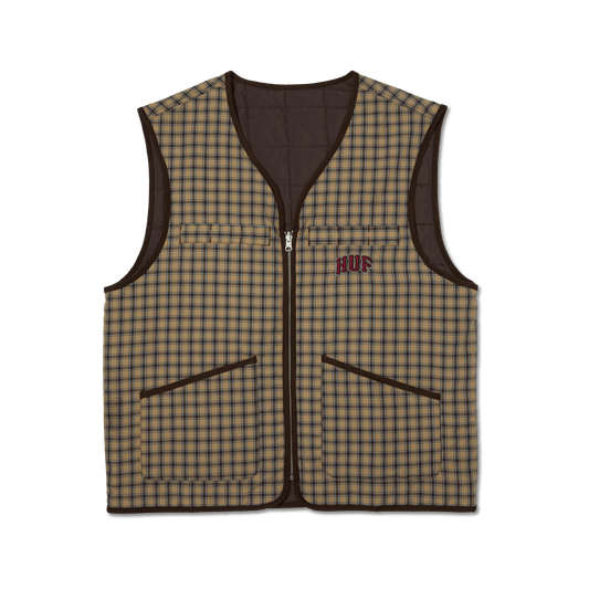 HUF Poynter Reversible Vest Clay