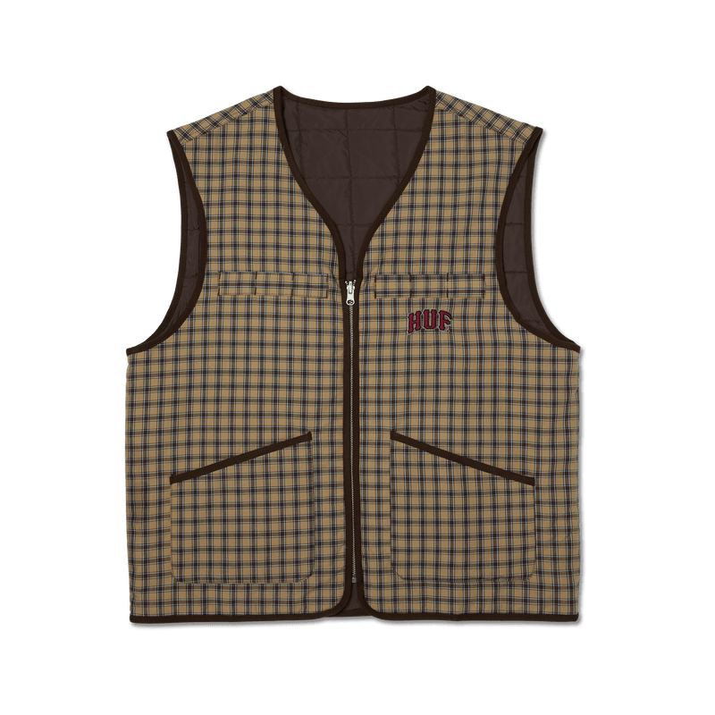 HUF Poynter Reversible Vest Clay
