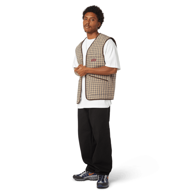 HUF Poynter Reversible Vest Clay