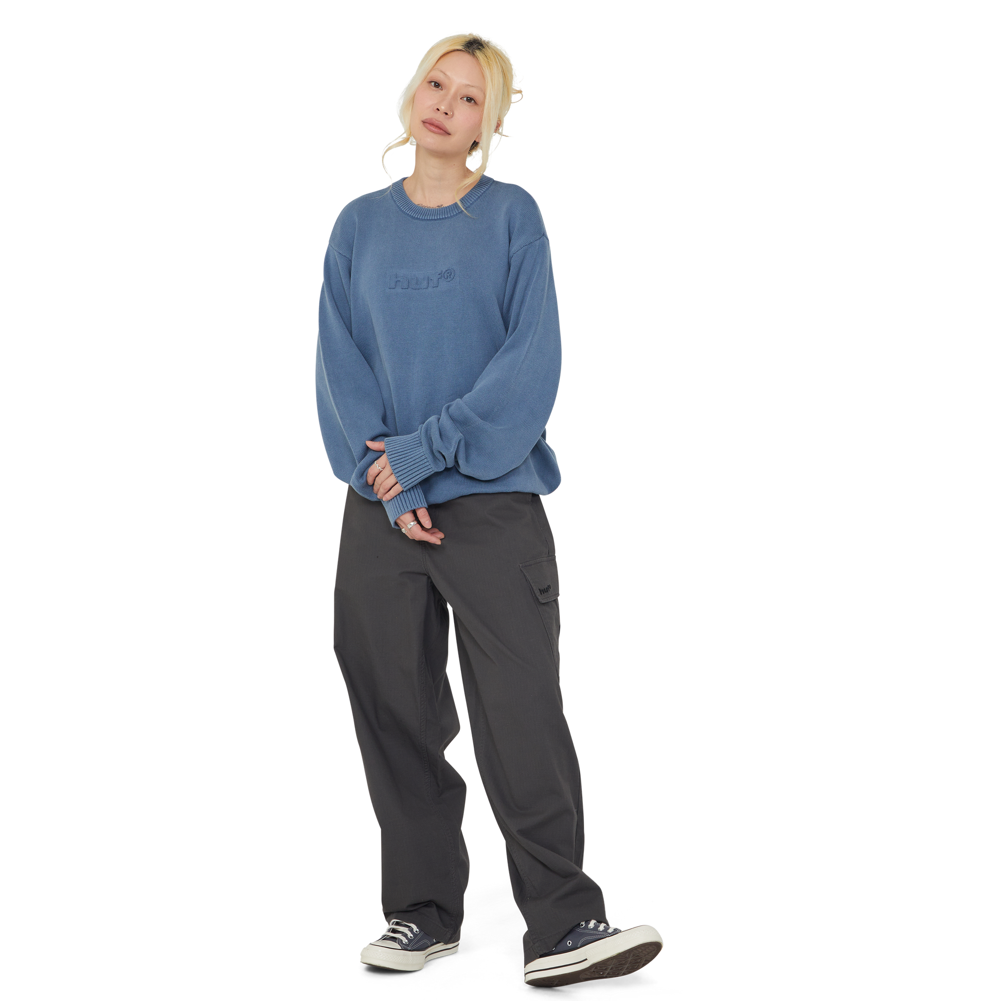 Huf Pretty Baggy Cargos Black
