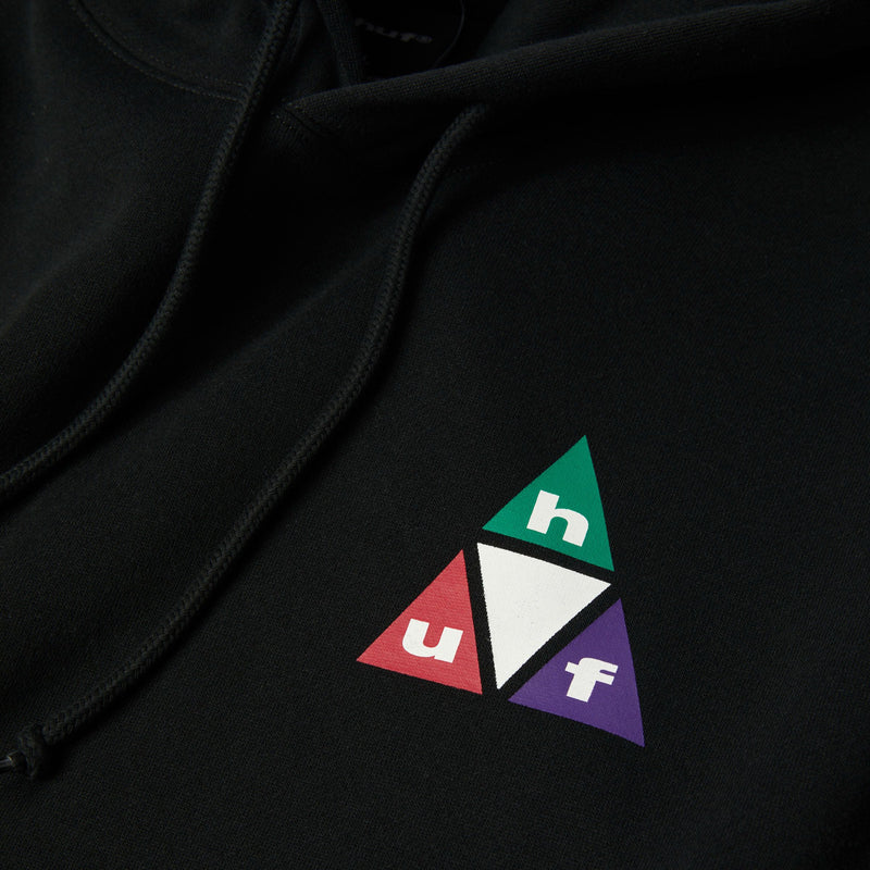 Huf Prism Triple Triangle Pullover Hoodie Black