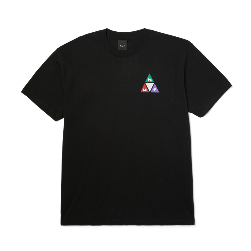 Huf Prism Triple Triangle T-Shirt Black/Teal