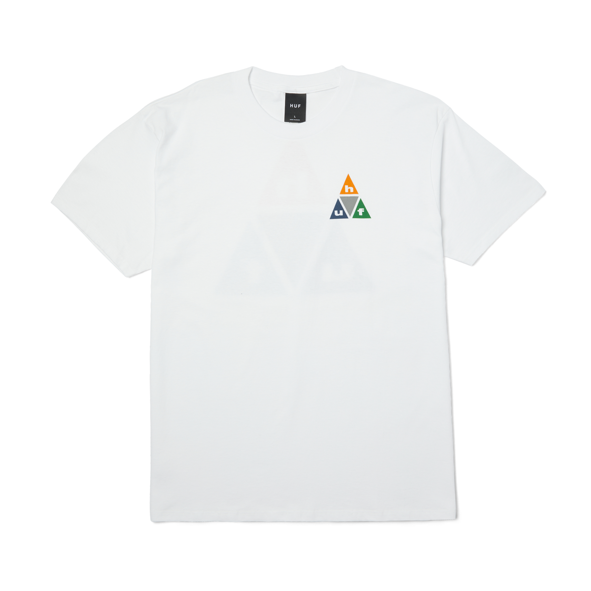 Huf Prisim Triple Triangle T-Shirt White