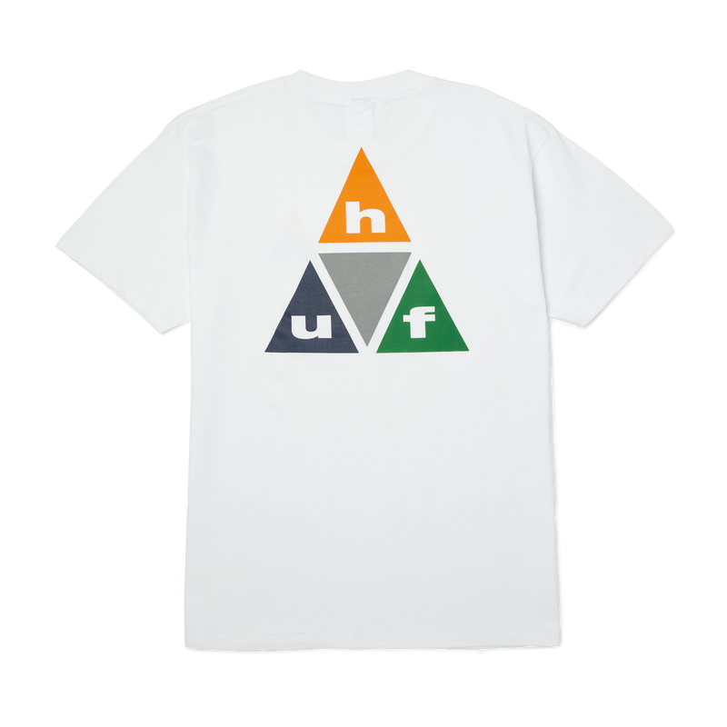 Huf Prisim Triple Triangle T-Shirt White