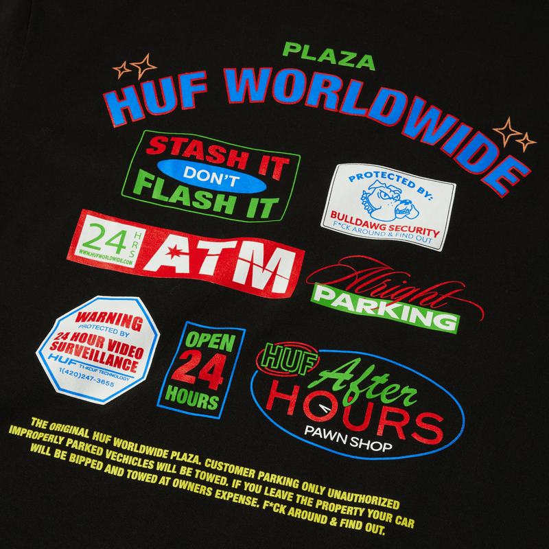 Huf Promo T-Shirt Black