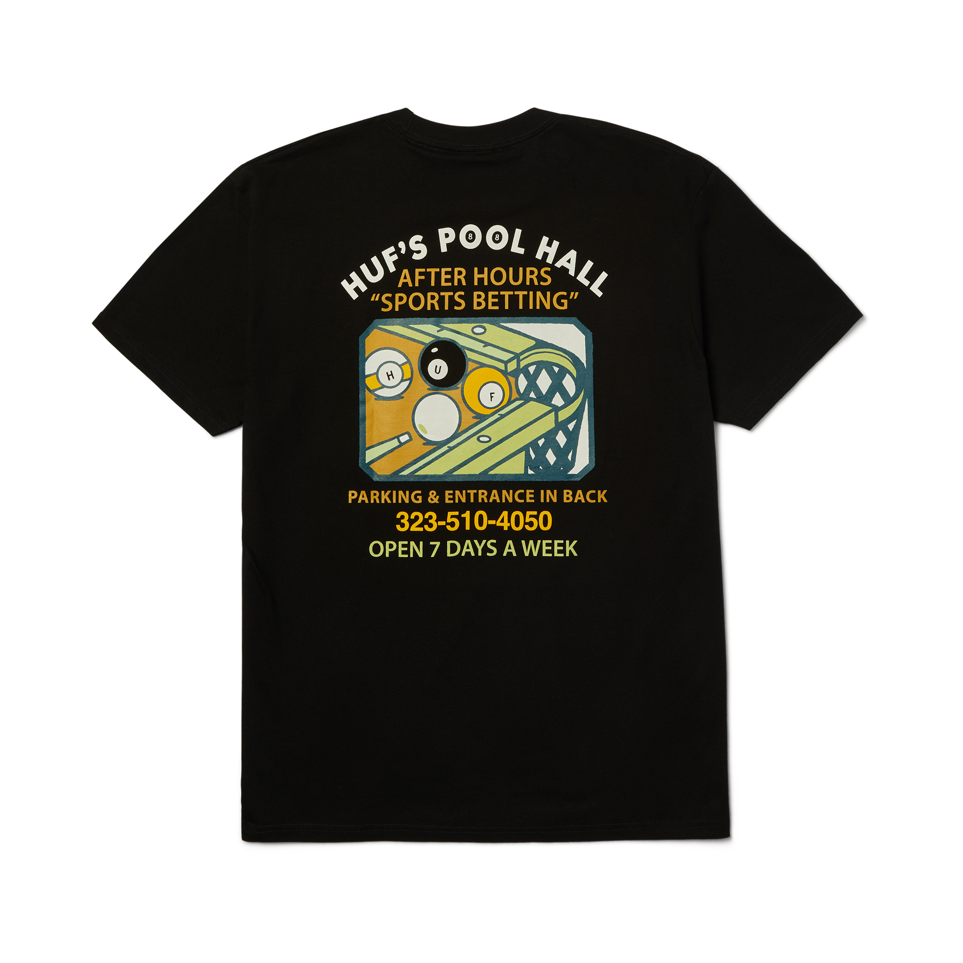 Huf Rack Em Up T-Shirt Black
