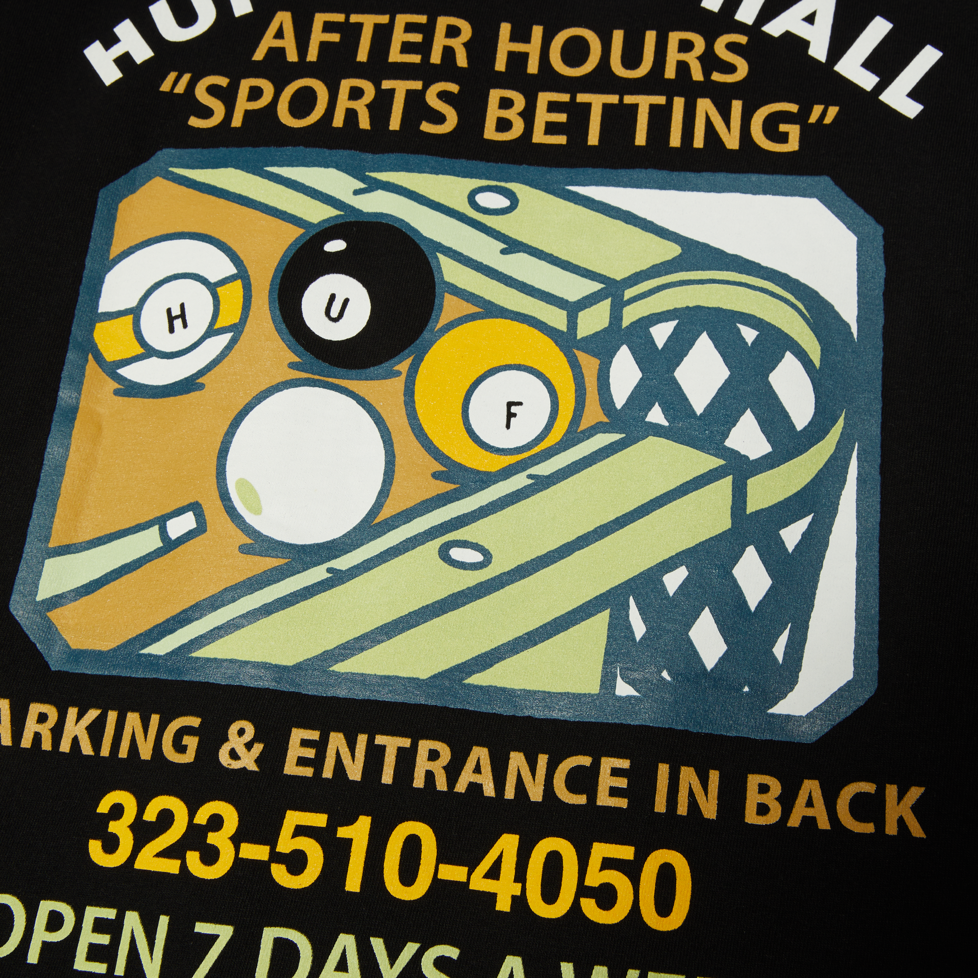Huf Rack Em Up T-Shirt Black
