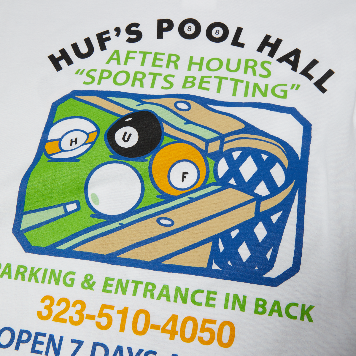 Huf Rack Em Up T-Shirt White