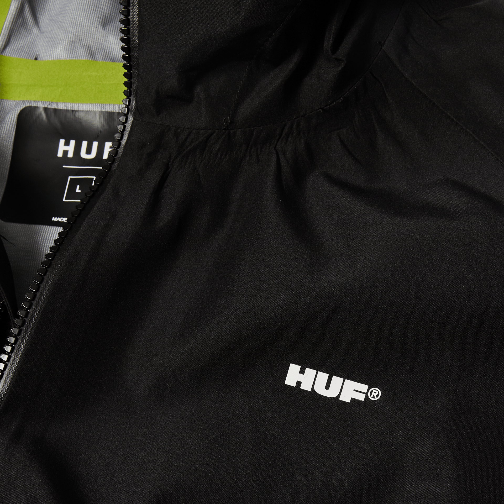 Huf Rainier Shell Jacket Black