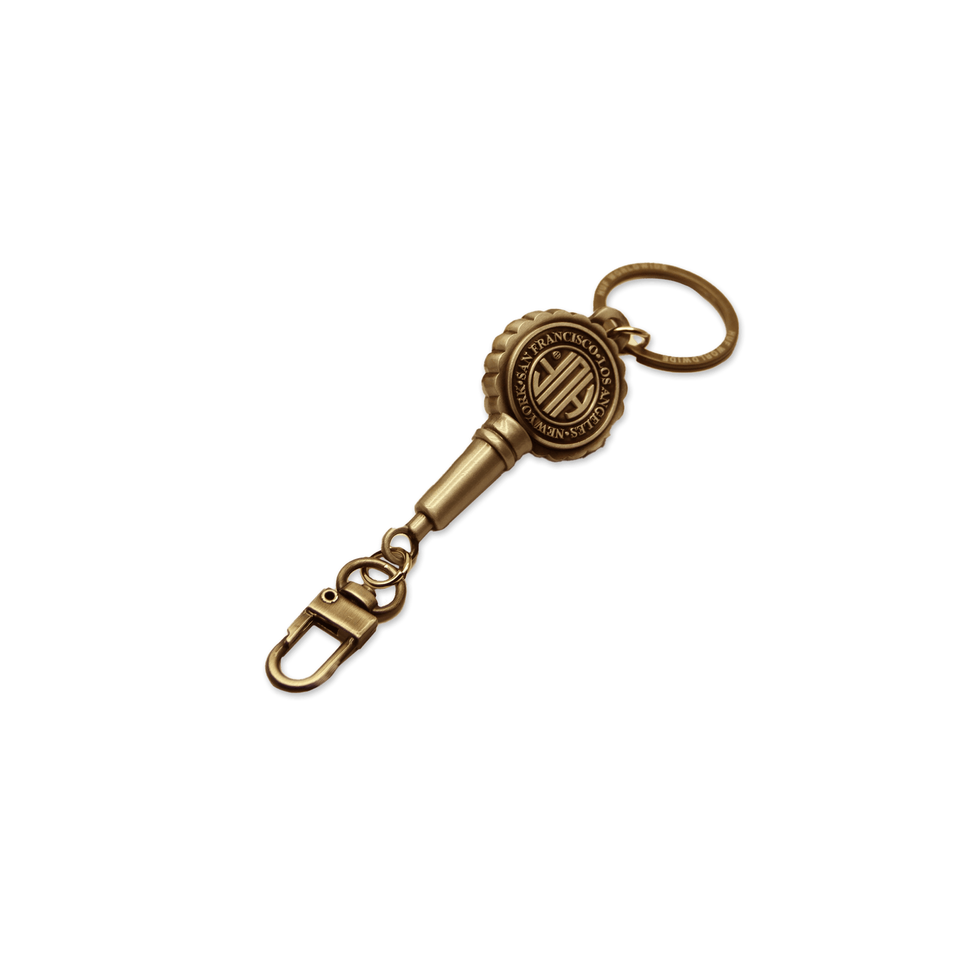 Huf Regional Bottle Opener Keychain Gold