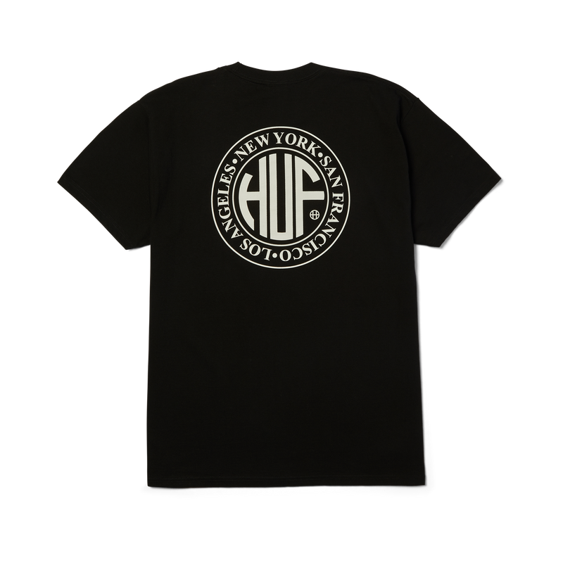 Huf Regional T-Shirt Black/White