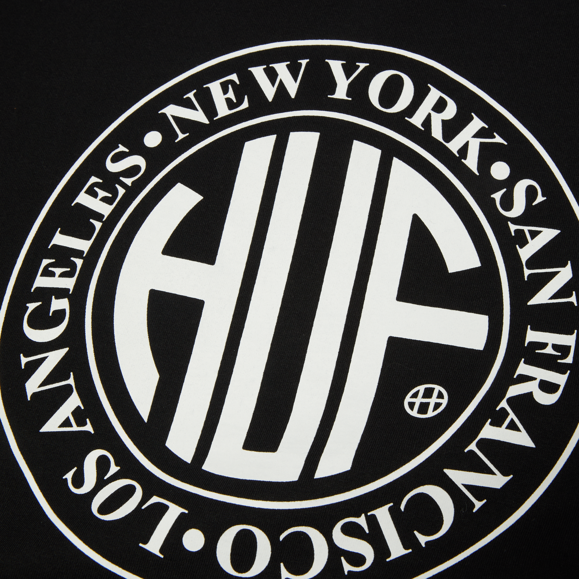 Huf Regional T-Shirt Black/White