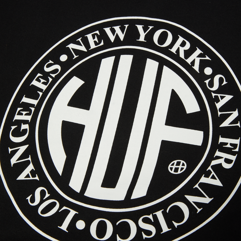 Huf Regional T-Shirt Black/White