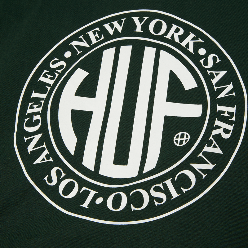 Huf Regional T-Shirt Forest Green/White