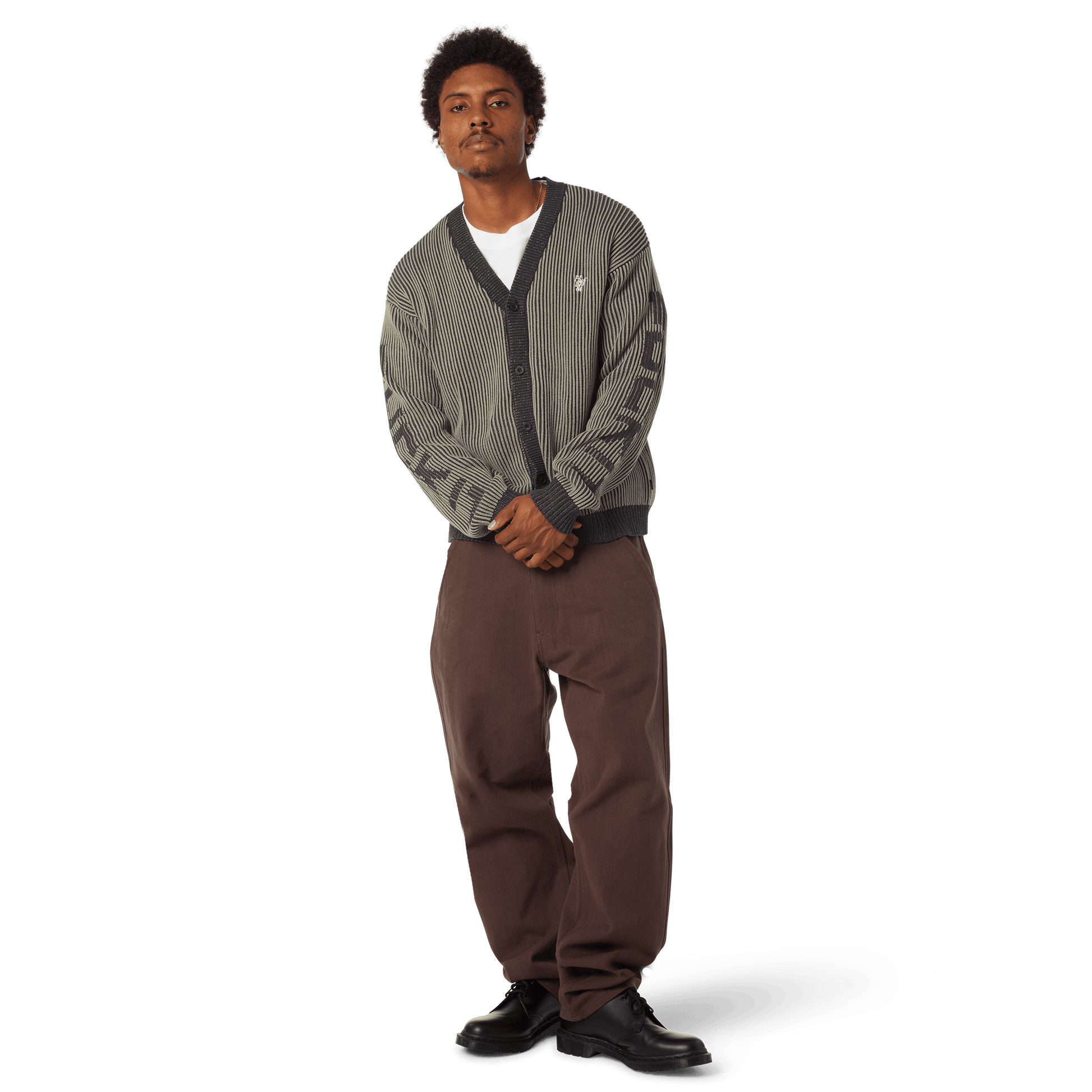 Huf Repeater Cardigan Asphalt
