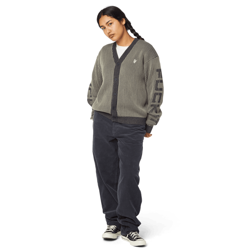 Huf Repeater Cardigan Asphalt