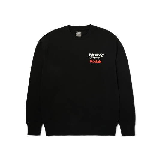 Huf x Kodak Ride The Lightning Crewneck Sweatshirt Black