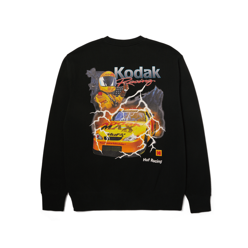 Huf x Kodak Ride The Lightning Crewneck Sweatshirt Black