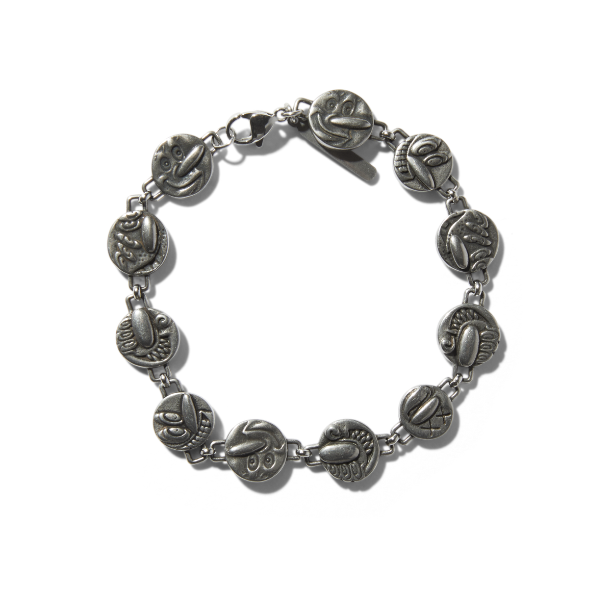 HUF Kenny Scharf Round Guys Charm Bracelet