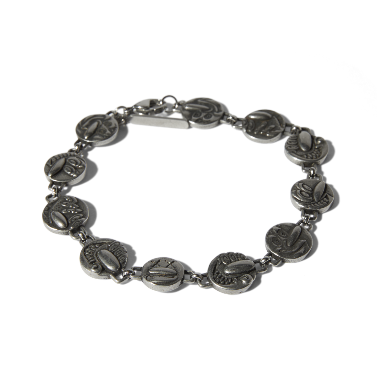 HUF Kenny Scharf Round Guys Charm Bracelet