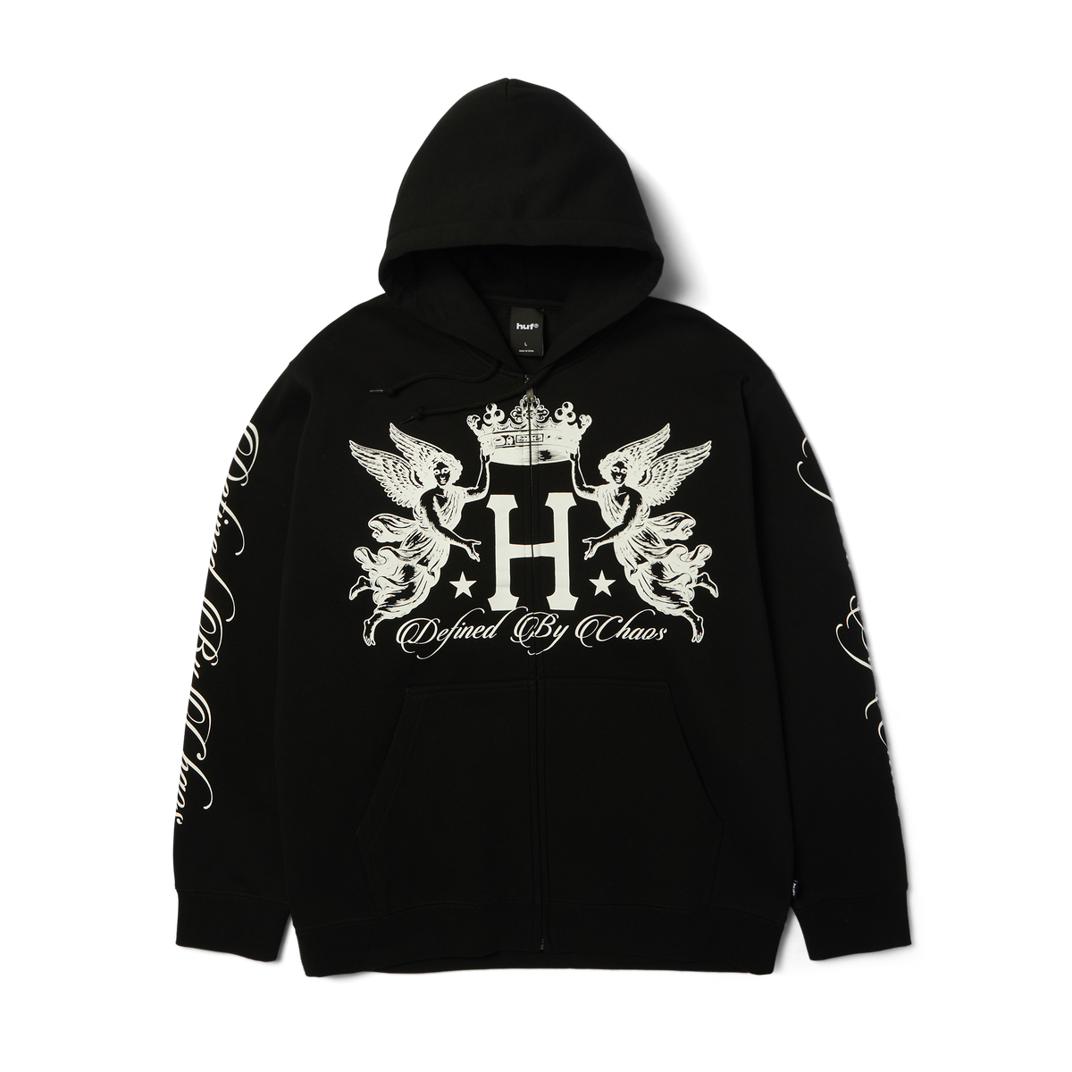 HUF Royalty Full-Zip Hoodie Black