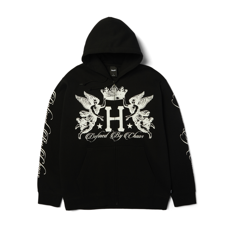HUF Royalty Full-Zip Hoodie Black