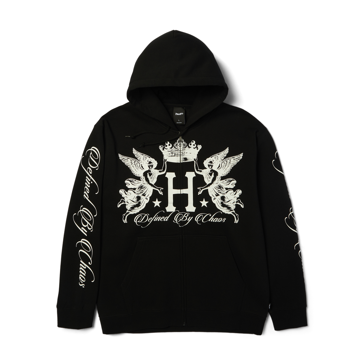 HUF Royalty Full-Zip Hoodie Black