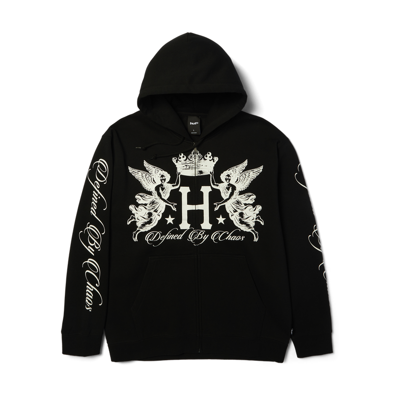 HUF Royalty Full-Zip Hoodie Black