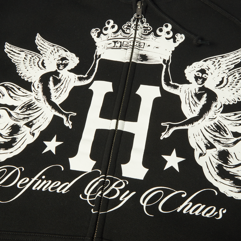 HUF Royalty Full-Zip Hoodie Black