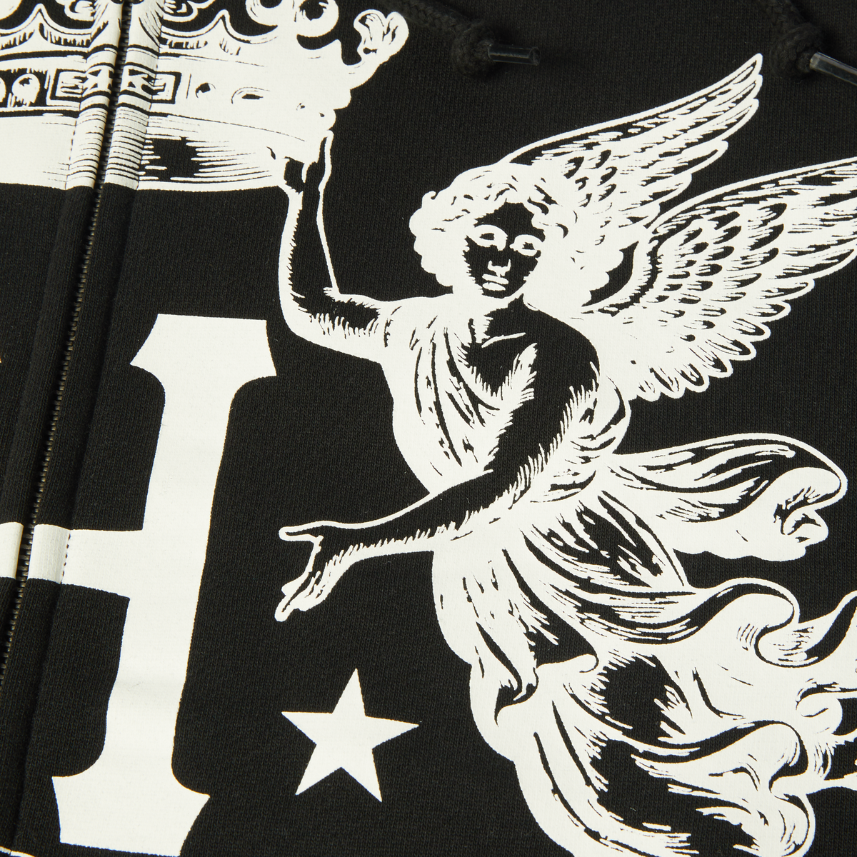 HUF Royalty Full-Zip Hoodie Black
