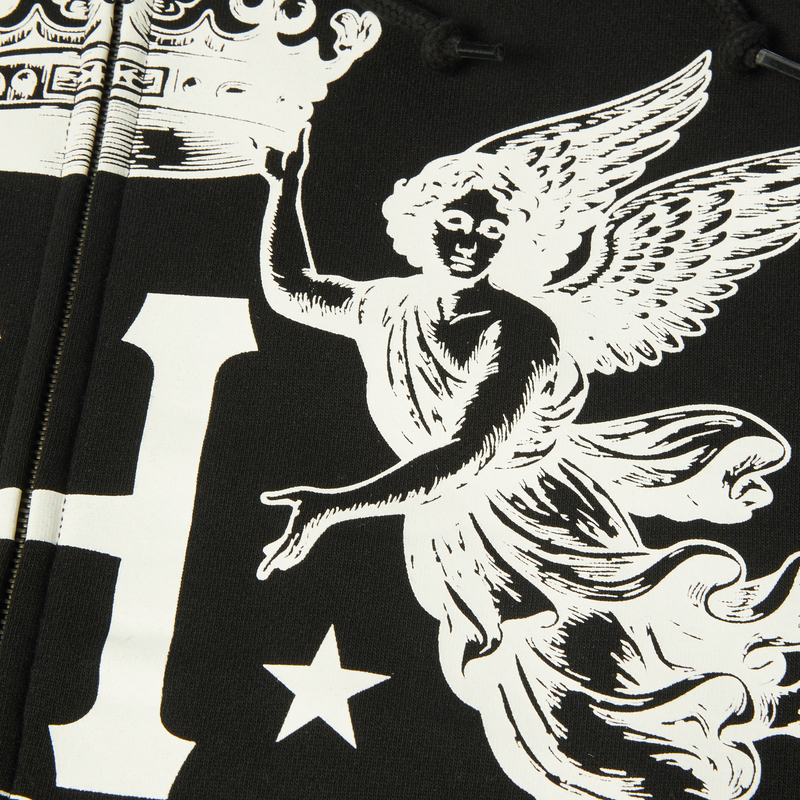 HUF Royalty Full-Zip Hoodie Black