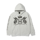 HUF Royalty Full-Zip Hoodie Heather Grey