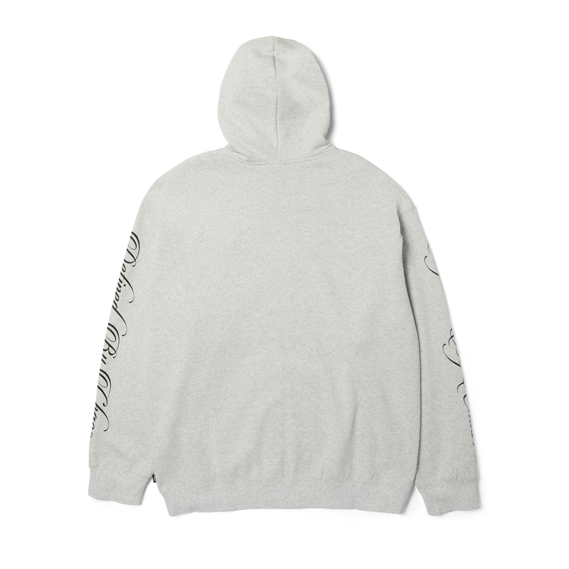 HUF Royalty Full-Zip Hoodie Heather Grey