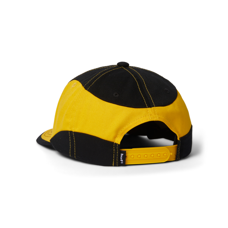 Huf Sector Snapback Hat Black Yellow