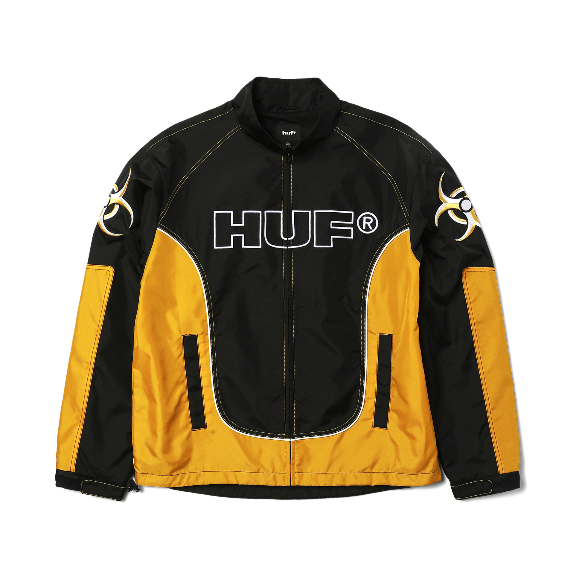 Huf Sector Jacket Black Yellow