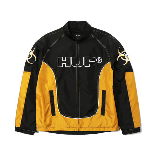 Huf Sector Jacket Black Yellow
