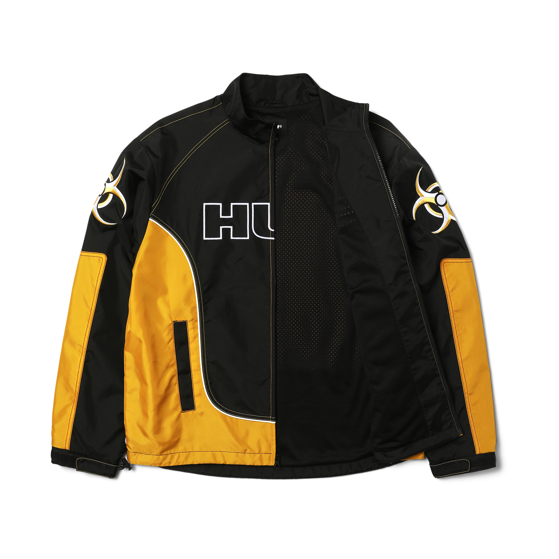 Huf Sector Jacket Black Yellow
