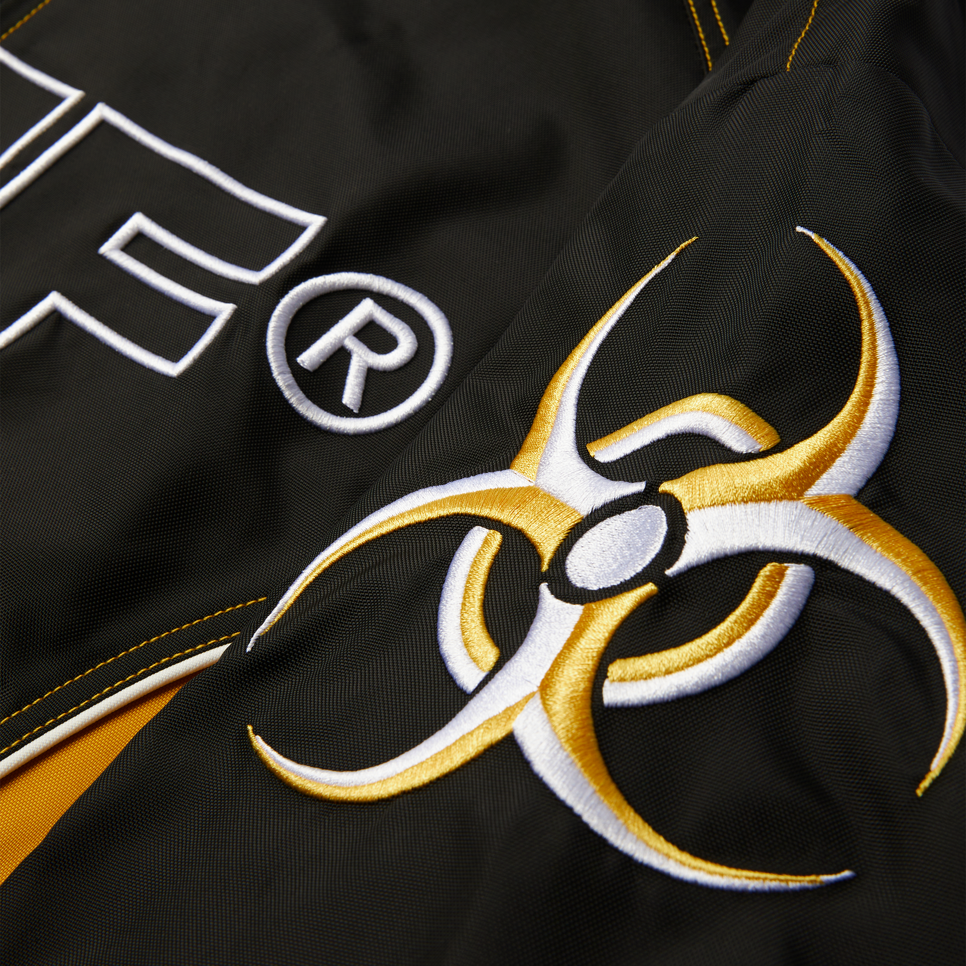 Huf Sector Jacket Black Yellow