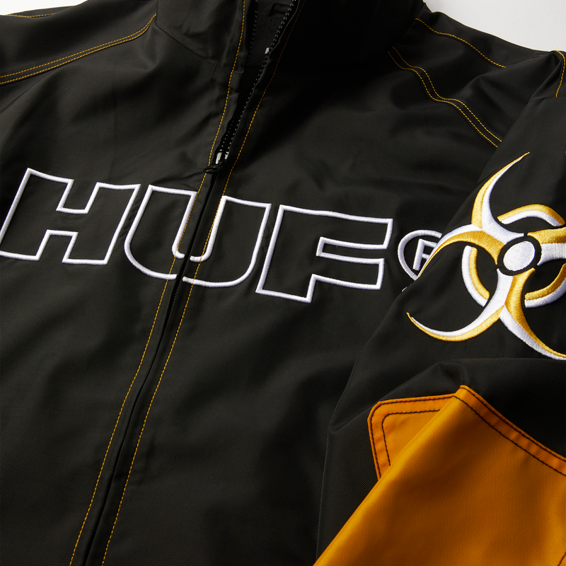 Huf Sector Jacket Black Yellow